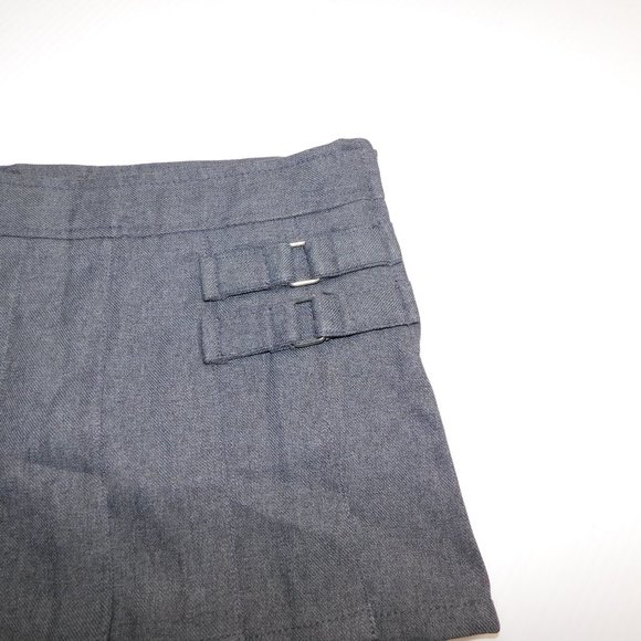 Girls 3T French Toast Grey Pleated Skort /  Kilt Adjustable waist - Picture 4 of 6